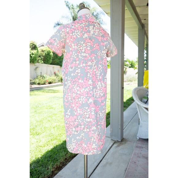 Vintage Cotton Homemaker Dress 60's Fashion - Picture 8 of 8